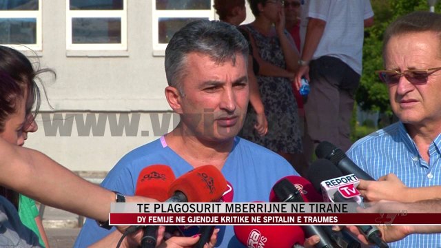Dy fëmijë në gjendje kritike në Spitalin e Traumës - News, Lajme - Vizion Plus