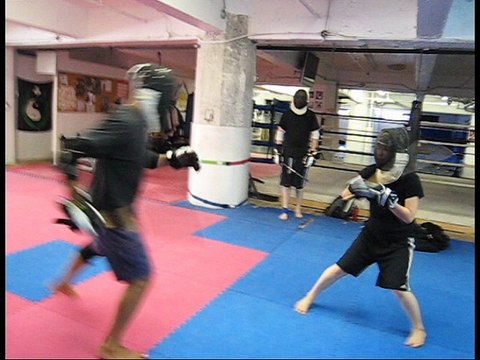 Gabo VS Nico - Single Stick Sparring - June 28 - 2009