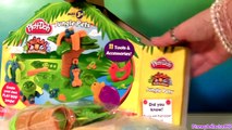 Play Doh Jungle Animals Monkey Elephant Turtle Play Dough Animales de la Selva Animaux de la Jungle