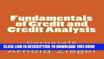 [PDF] Fundamentals of Credit and Credit Analysis: Corporate Credit Analysis Full Online