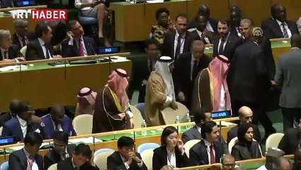 Cumhurbaşkanı Erdoğan, BM Genel Kurulu'na katıldı