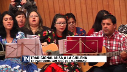 Católicos realizaron la tradicional misa a la chilena en Talcahuano