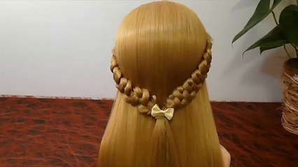 Easy and Cute Braid Hairstyle Hair Tutorial.