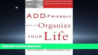 Online eBook ADD-Friendly Ways to Organize Your Life