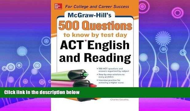 complete McGraw-Hill s 500 ACT English and Reading Questions to Know by Test Day (Mcgraw Hill s