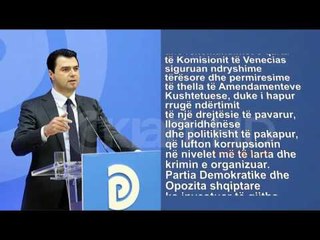 BASHA, LETER FALENDERIMI VENECIAS