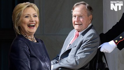 George H.W. Bush is With Her