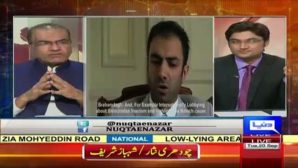 Mujeeb Ur Rehman Bashing Brahumdagh Bugti Over Speaking Against Pak Army On Indian Tv