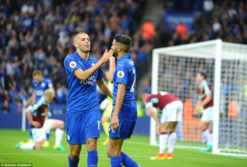 Toutes les actions individuelles de Mahrez et Slimani contre Burnley !