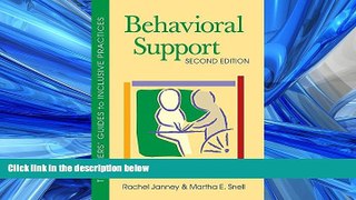 Online eBook Behavioral Support (Teachers Guides to Inclusive Practices)