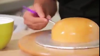 Quá trình làm bánh kem hình hamburger cực đã mắt