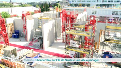 Chantier Îlink sur l'Ile de Nantes : une ville à partager