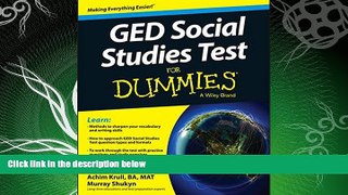 complete  GED Social Studies For Dummies