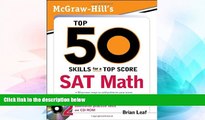 Big Deals  McGraw-Hill s Top 50 Skills for a Top Score: SAT Math  Free Full Read Best Seller