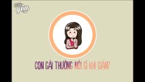 Con gái thường nói gì khi giận dỗi