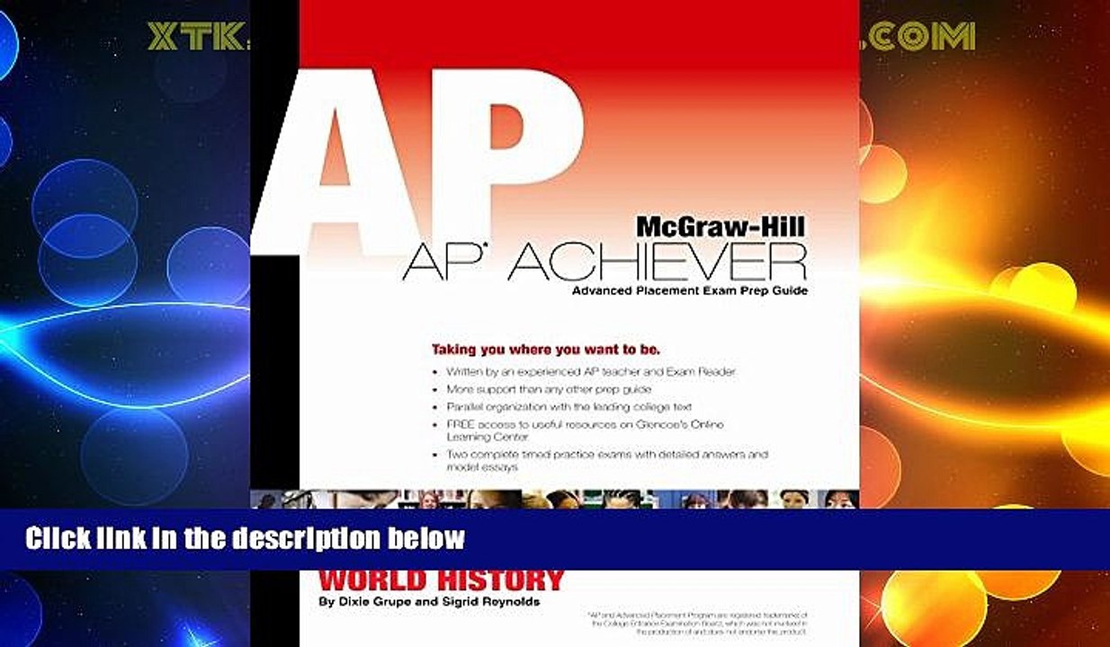 Big Deals  Grupe, et al, AP Achiever (Exam Preparation Guide) for AP World History (College Test