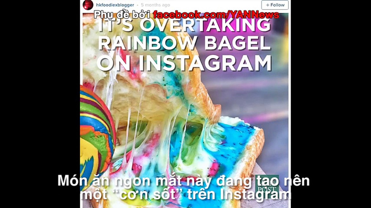 Sau cà phê, phô mai cầu vồng nối tiếp phong trào món ăn cầu vồng đang nở rộ trên thế giới