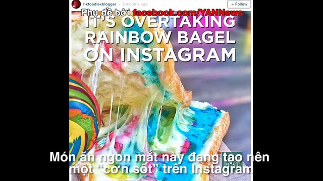 Sau cà phê, phô mai cầu vồng nối tiếp phong trào món ăn cầu vồng đang nở rộ trên thế giới