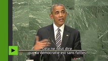 Obama : montrer l’exemple de la démocratie à la maison et pas à l'étranger