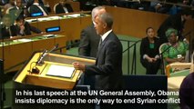 Obama gives final presidential address to UN Assembly