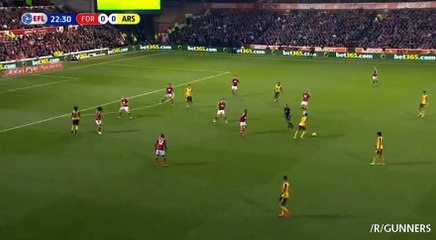 Granit Xhaka Goal HD Nottingham 0 - 1  Arsenal 20-09-2016 EFL Cup