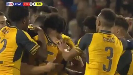 Granit Xhaka Goal - Nottingham Forest 0-1 Arsenal 20-09-2016