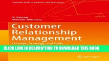 [PDF] Customer Relationship Management: Concept, Strategy, and Tools Full Colection