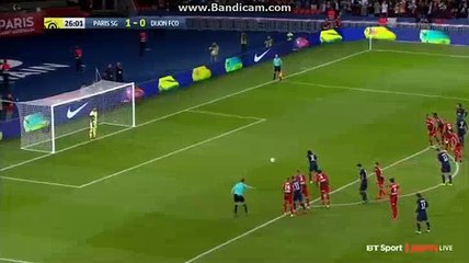 Edinson Cavan Penalty Goal HD - PSG 2-0 Dijon 20.09.2016