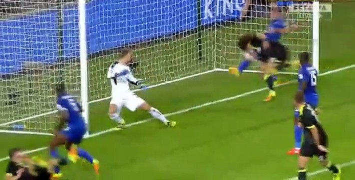 Gary Cahill Goal - Leicester 2-1 Chelsea 20.09.2016