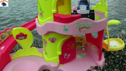 Вспыш и ЧУДО МАШИНКИ на море.