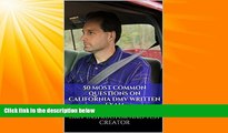 Big Deals  Pass Your California DMV Test Guaranteed! 50 Real Test Questions! California DMV