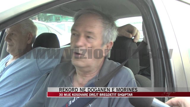 Fluks kosovarësh në doganën e Morinës - News, Lajme - Vizion Plus