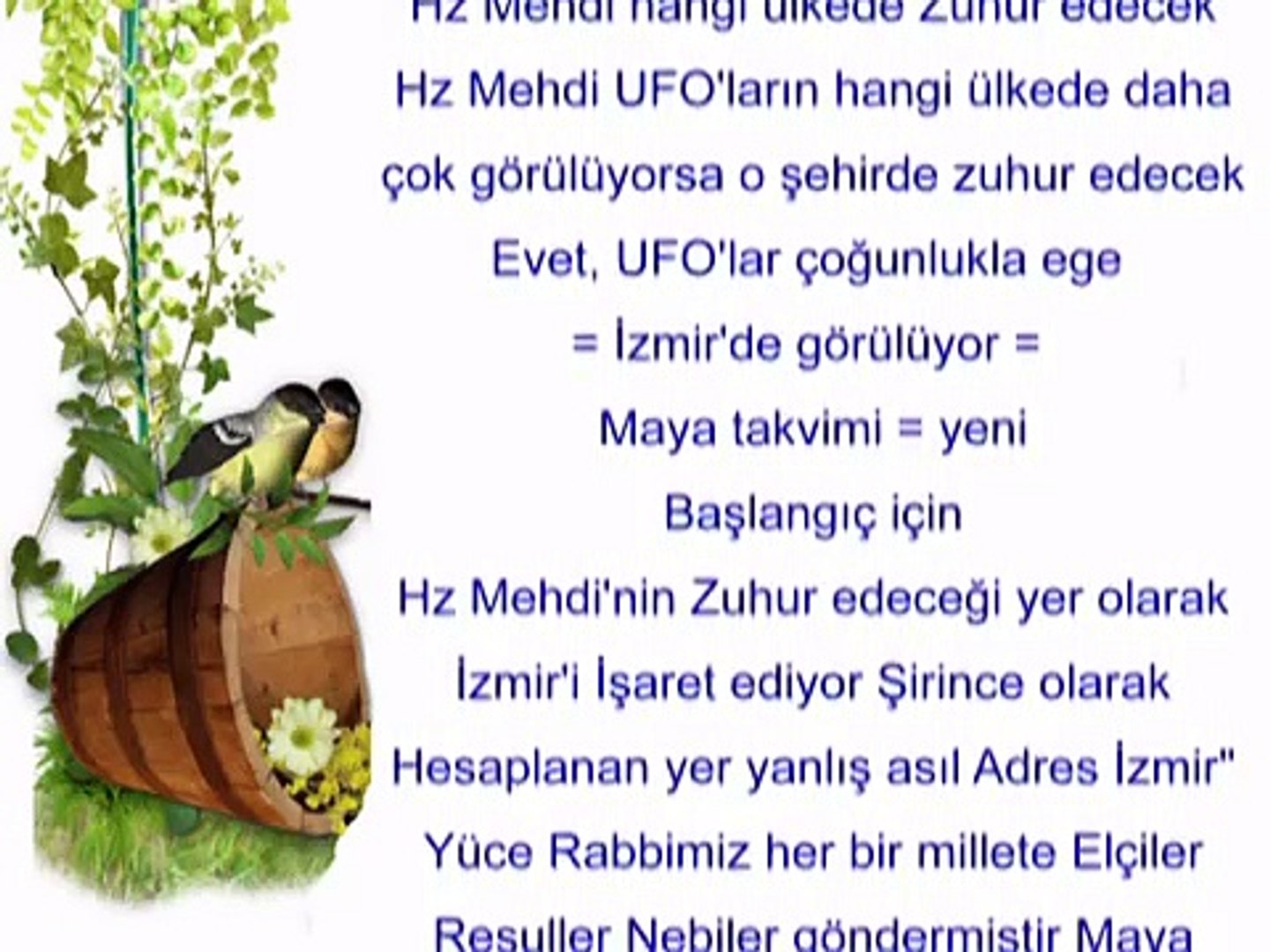 hz mehdi izmir de zuhur edecek dailymotion video