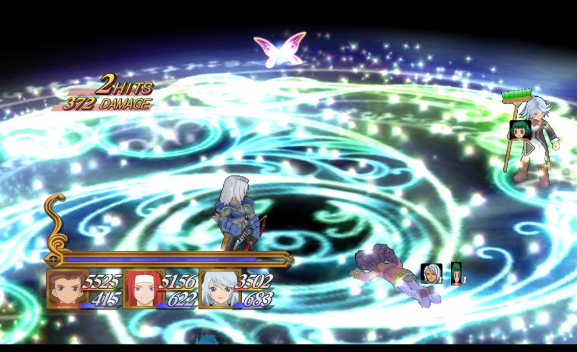 Tales of Symphonia - Coliseum Battle vs Garr, Farah Oersted, & Meredy - No Death - Normal Difficulty