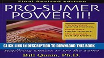 [PDF] Pro-Sumer Power!: How to Create Wealth by Buying Smarter, Not Cheaper! Popular Online