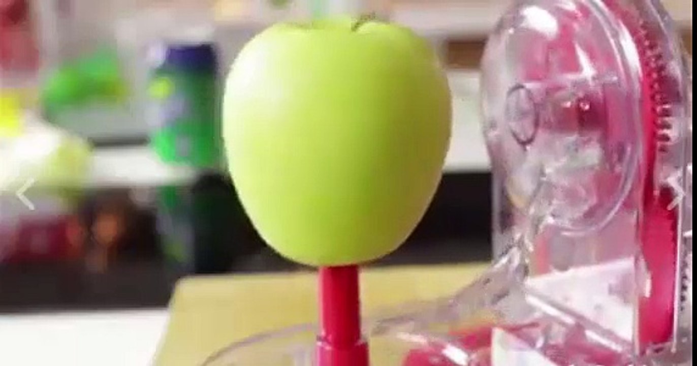 Como pelar una Manzana en 10 Segundos