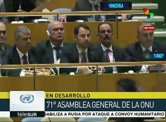 ONU: Pdte. de Turquía habla de la situación de Medio Oriente