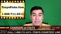 Indianapolis Colts vs. San Diego Chargers Free Pick Prediction NFL Pro Football Odds Preview 9-25-2016