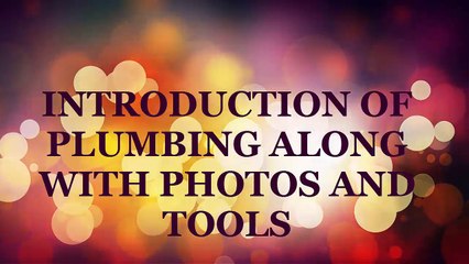 Plumbing career from scratch (be a Plumber)/plumber supply