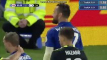 Marcin Wasilewski Red Card HD - Leicester City 2-2 Chelsea - England - League Cup 20.09.2016 HD