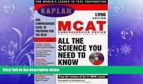 complete  KAPLAN MCAT COMPREHENSIVE REVIEW 1998 WITH CD-ROM (Book   CD-Rom)