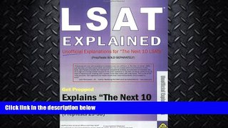 behold  LSAT Explained: Unofficial Explanations for 
