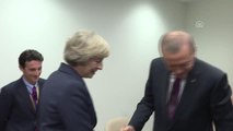 Cumhurbaşkanı Erdoğan, İngiltere Başbakanı May ile Görüştü - New