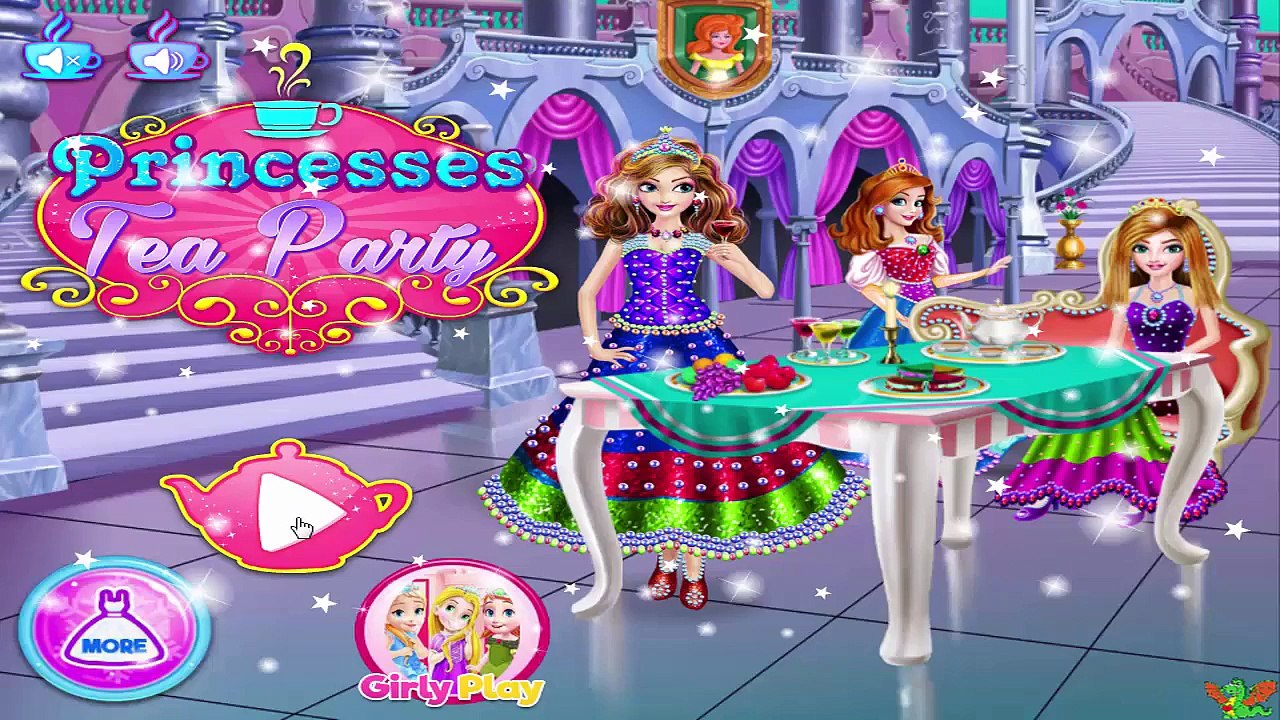 Princesses Tea Party Game  - Disney Princess Video Games For Girls