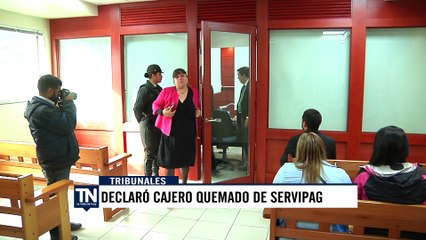 Cajero quemado: Pablo Ramírez entregó declaración en juicio