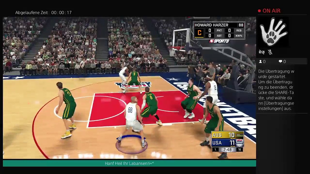 PS4-Live-Übertragung von harzerhoward