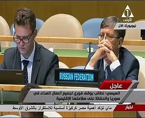 الرئيس السيسى: الحل السياسى يحقن دماء السوريين..ويطالب بإنهاء الاحتلال الإسرائيلى