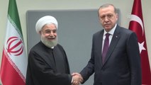 Cumhurbaşkanı Erdoğan, İran Cumhurbaşkanı Ruhani ile Görüştü - New