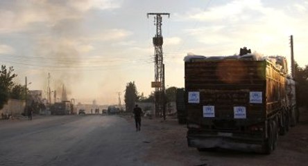 Rusya Vurulan Yardım Konvoyunun Görüntülerini Yayınladı