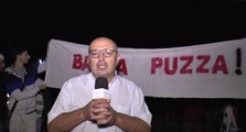 Gricignano (CE) - No alla puzza, i cittadini continuano la protesta anche di sera (20.09.16)